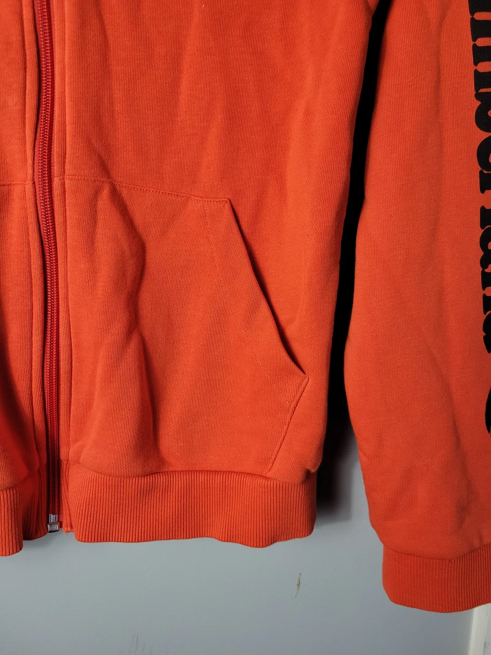 Timberland Orange Zip-Up Kids Hoodie